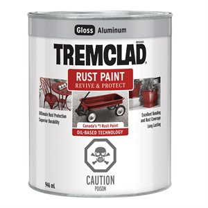 Rust Paint Oil Based 946ml Aluminum