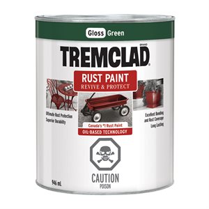 Rust Paint Oil Based 946ml Green