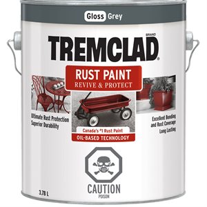 Rust Paint Oil Based 3.78L Grey