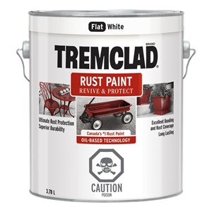Rust Paint Oil Based 3.78L Flat White