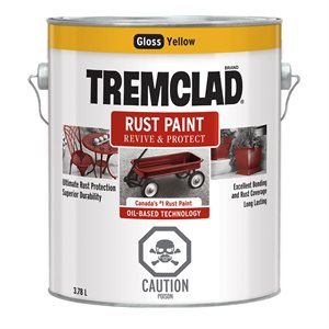 Rust Paint Oil Based 3.78L Yellow