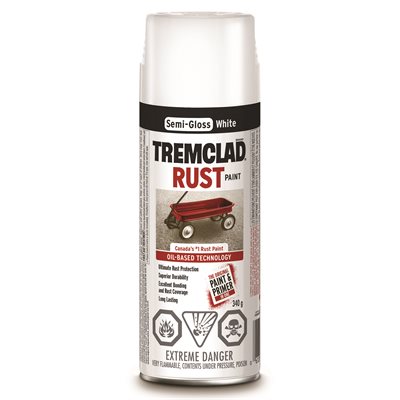 Peinture Rust 340G Blanc semi-lustré