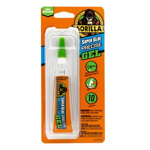 Colle Gorilla Super Glue Gel Précise 15gr en Tube