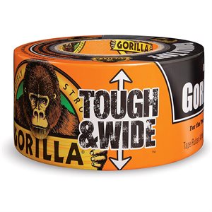 Gorilla Tape Tough & Wide 2.88in x 25yd Black