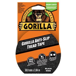 Gorilla Anti Slip Tread Tape 50.8mm x 3.04m Black