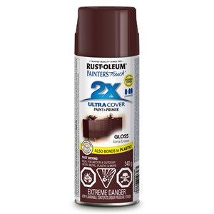 Painters Touch 2X Spray Paint 340G Kona Brown