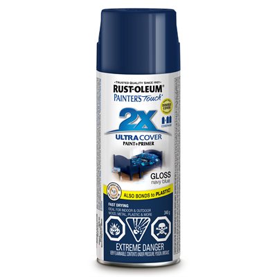 Painters Touch 2X Spray Paint 340G Navy Blue