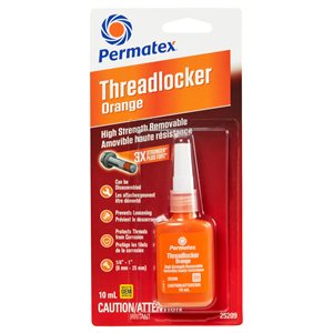 Permatex Threadlocker High Strength Orange 10ml