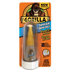 Gorilla Super Glue Brush Nozzle 10G Bulk (Carded)