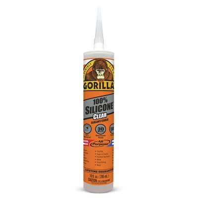 Gorilla A / P Silicone Sealant 295ml Clear