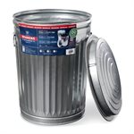 Garbage Can with Lid Galvanized Steel 75l / 20gal