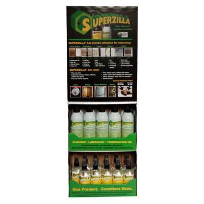 21Pc Superzilla Assorted Display - 10xAerosol + 11x8oz Pumps