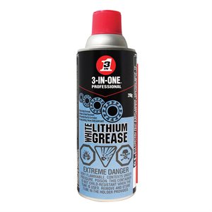 Graisse Blanche au Lithium en Spray 3-IN-One 290g
