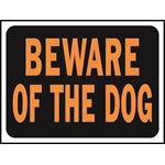 10pk Sign Beware Of Dog 8.5in x 12in