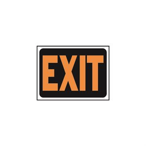 10pk Sign Exit 8.5in x 12in