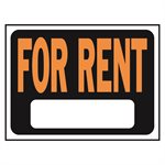 10pk Sign For Rent 8.5in x 12in