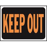 10pk Sign Keep Out 8.5in x 12in