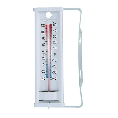 Indoor / Outdoor Window Thermometer 9in