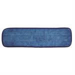 Microfibre Flat Wet Mop Pad With Velcro 24in / 60cm