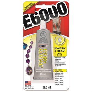 E6000 Jewellry & Bead Adhesive Clear 29.5ml