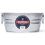 Mini baquet de lavage plat galvanisé rond en acier galvanisé à chaud 5l / 1.5gal