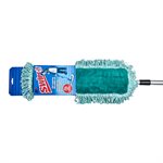 Swipe-It Flat Mop 18in Microfiber With Velcro Frame & Telescopic Handle