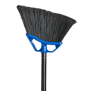 Mars Angle Broom 10in With 48in Handle Blue / Black