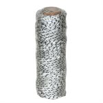 Braided Nylon Twine #18 1 / 4lb x 200ft White / Black