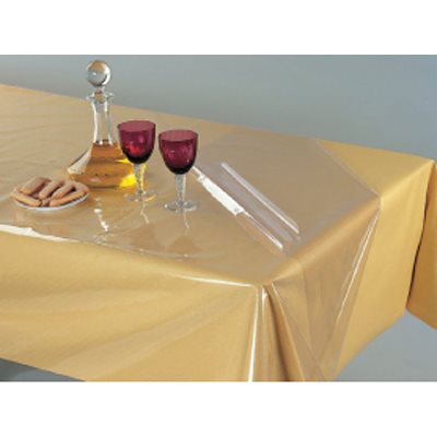 Tabletop Cover Vinyl 25yd x 54in Clear
