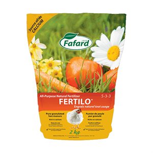 Fafard Natural Fertilizer Fertilo All Purpose 5-3-3 18kg