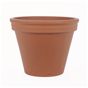 Spang Planter Clay Pot Terracotta 12.25inx9-1 / 2in