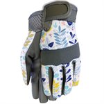 1Pair Gloves Garden Ladies Max Performance Synthetic Palm Size: M Blue, Green