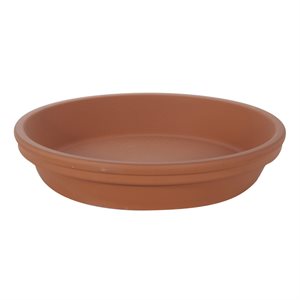 Spang Plant Saucer Clay Round Terracotta 7in