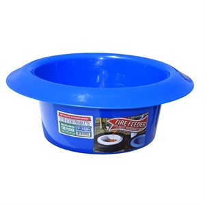 Tire Feeder Bowl Round 16Qt French Blue