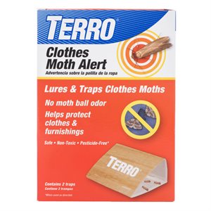 Alerte TERRO pour les mites de vêtements