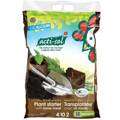 Acti-Sol Plant Starter Hen Manure Fertilizer w / Bone Meal 4-10-2 8Kg
