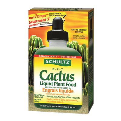 Schultz Engrais Liquide 2-7-7 Cactus Plus 118ml