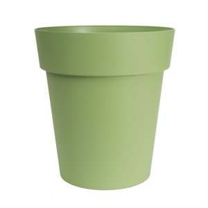 Viva Self-Watering Planter Plastic Round 21x23.5in Green