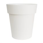 Viva Self-Watering Planter Plastic Round 7x7.75in White