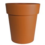 Viva Self-Watering Planter Plastic Round 9x10in Terracotta