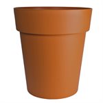 Viva Self-Watering Planter Plastic Round 11x12.25in Terracotta