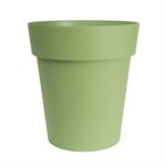 Viva Self-Watering Planter Plastic Round 13x14.5in Green