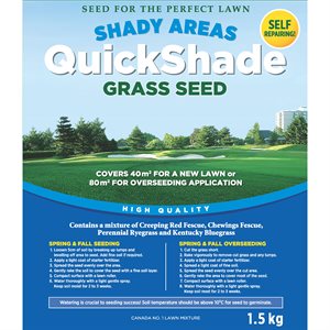 Quick Shade for Shady Areas Grass Seed Mix 1.5kg
