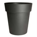 Viva Self-Watering Planter Plastic Round 17x19in Slate