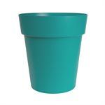 Viva Self-Watering Planter Plastic Round 17x19in Blue