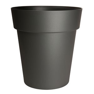 Viva Self-Watering Planter Plastic Round 7x7.75in Slate