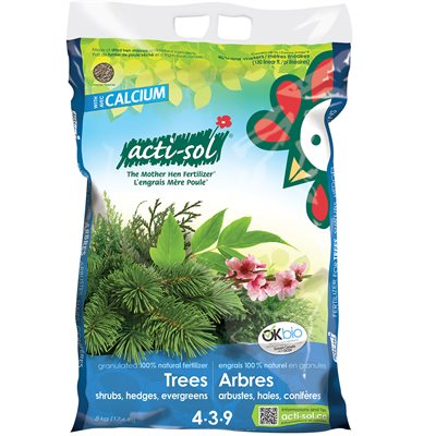 Acti-Sol Trees / Shrubs / Hedges & Evergreens Fertilizer 8Kg 4-3-9