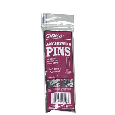 Anchor Pins for Landscape Fabric 6x1x6in 11Ga 12pk