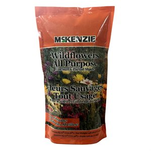 McKenzie Wildflower Seeds All Purpose Garden Sun / Part Shade 198g / 700sq.ft.