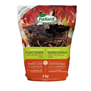 Fafard Natural Fertilizer Plant Starter with Bone Meal 4-10-2 2kg